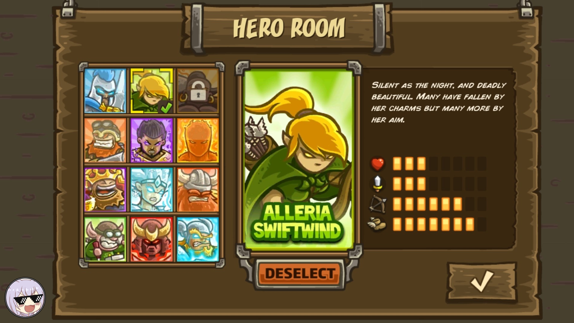 Зале героев. Kingdom Rush Alleria Swiftwind. Malik Hammerfury. Kingdom Rush Alleria Swiftwind icon.